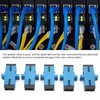 Acoplador de Fibra óptica de 50 Piezas, Adaptador de Conector