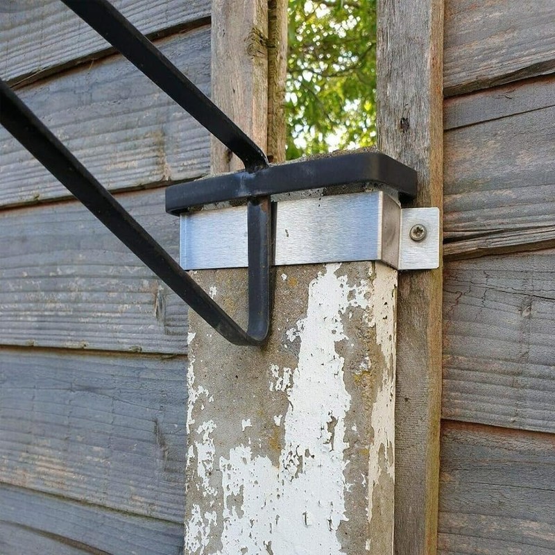 10 Pack Ultimate 4Inch Fence Post Security Brackets (for 100mm/4