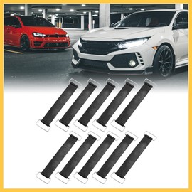 REPAIROCK 10 Pcs Black Motorcycle Bettery Fixed Holder Rubber Strap Band Bandge 15cm Long Auto Replacement Parts