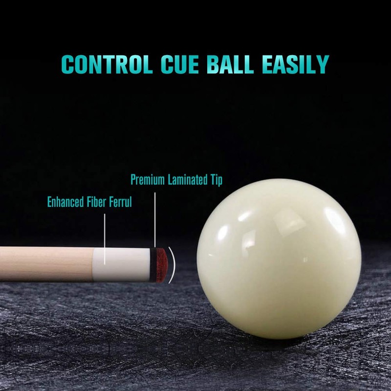 Pathline Pool Cue Stick - 58 inch Canadian Maple Billiard