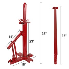buripes Portable Manual Tire Changer 8" to 16" Tire Changer Bead Breaker Mounting Tool Manual Steel Tire Changing Tool Compatible with All Types of Tires from Cars to Light Trucks