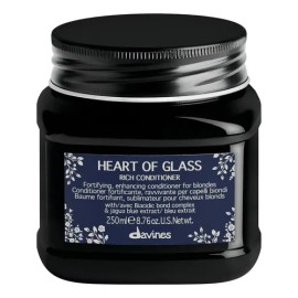 Heart Of Glass Rich Conditioner Azul Índigo Davines 250 Ml                                                                                            