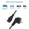 Cable Matters 2-Pack 3 Prong Cold Device Cables 2 m,