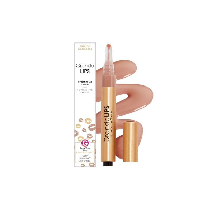 GrandeLIPS Hydrating Lip Plumper, Gloss, Barely There