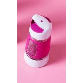 Fruition Fruit Infuser Water Bottle Instant Infusion Basket for Fruit and Tea - Durable, Leak Proof, 20oz Capacity, BPA Free - Blue (PINK)