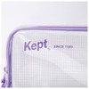 Kept Raymay KPF902W Fujii Pencil Case, Clear Pen Pouch, White