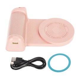 Magnetic Camera Handle Bluetooth Bracket Smartphone Handle Photo Holder Bluetooth Wireless Remote Control for Photo Shooting Pink with Bluetooth Camera Function