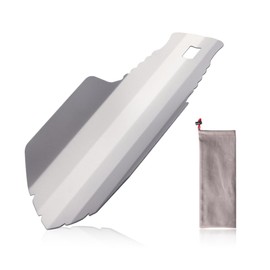 Titanium Hand Shovel, Garden Flower Trowel, Ultralight Camping Shovel, Multifunctional Backpack Trowel with Storage Bag for Backpacking, Camping, Survival