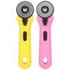 2Pcs Roller Cutter Cloth Cutter PatchWork Cutting Knife Sewing Quilting