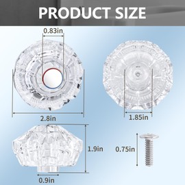 OasisFlow Shower Faucet Handle Replacement Compatible with Price Pfister Avante Kitchen, Bath, Tub and Shower Faucets，Single Shower Knob Replacement for 940-240 and 940-950A