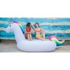FLOATY Giant 8 ft. Luxury Inflatable Unicorn Pool Float Ride