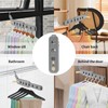 Coopache Clothes Hanger, Space-Saving Non-Slip Cabinet Organiser, Door Coat Rack,