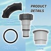 Pool Hose Adapter with Collar Replacement for Intex Threaded Connection