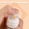 PEPAX 4 Pack Foam Pump Bottle Dispenser - 50ml Foam