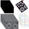 40Pcs Rubber Magnetic Sheets Thickness with Clear Stamp Die Storage