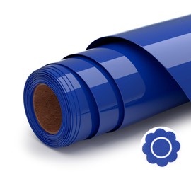 Ryebme 3D Puff Vinyl Heat Transfer 10" x 6FT, Blue Foaming Puff HTV Roll for T-Shirts, DIY Heat Transfer Vinyl Roll for Bags Clothes Pillow Textile Fabric