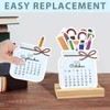 Small Desk Calendar 2025-2026 Monthly Classroom Office Desk Desktop Calendar
