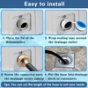 Leakproof Dehumidifier Drain Hose 3/4 Inch FHT Connection Brass Interface