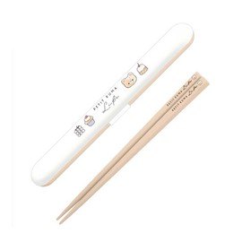 Kamio Japan Cutlery, For Girls, Chopsticks Case, Petit Bear Life