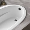 Matte Black Trip Lever Tub Trim Kit Set with Trip