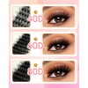 EMEDA 3D Cluster Eyelashes, 40D Eyelash Extensions, 8-16 mm, Mix,