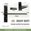 Floating Shelf Brackets Heavy Duty 3/8" Thick 3 Pack 20"