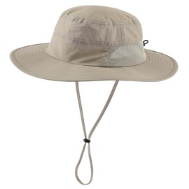Decentron Men's Sun Hat UPF 50+ Wide Brim Fishing Hat UV Protection Safari Mesh Hat for Hiking Sand