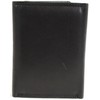 Men's Soft Leather Tri-Fold Wallet (Black)