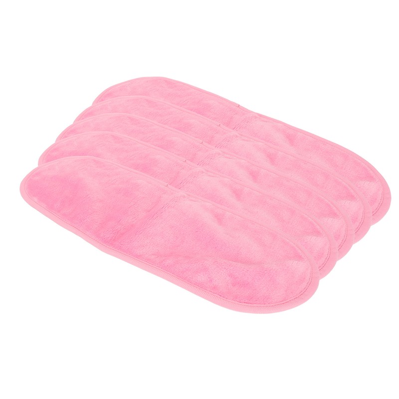 5pcs Coral Fleece Makeup Remover Towel Home Beauty Salon Reusable
