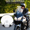 Upgraded Motorcycle Windshield Extender - Heavy Duty Universal PVC Wind