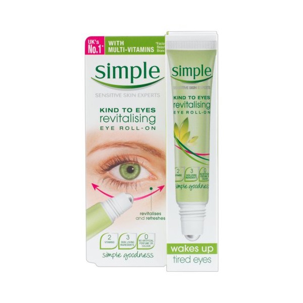 Simple Kind to Eyes Revitalising Eye Roll-On 15 ml - by Simple