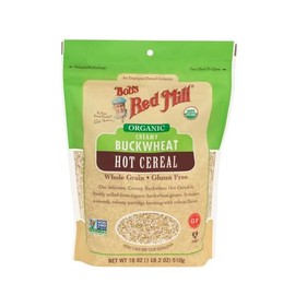 Bob's Red Mill Organic Gluten Free Creamy Buckwheat Hot Cereal, 18oz (Pack of 1) - Non GMO, Whole Grain, Vegan, Kosher
