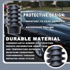 2-Piece Textured Plastic Rubber Hood Adjust Bumper Set for 1993-2002