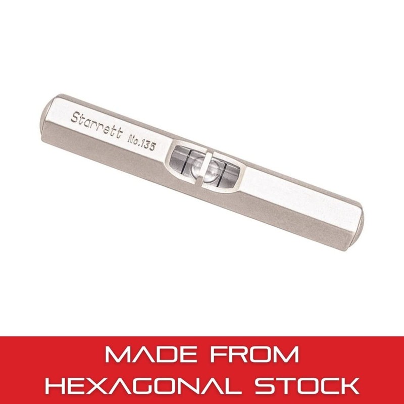 Starrett Pocket Level with Main Vial - Ideal for Machine