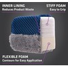 VIKING Tire Shine Applicator Sponges, Multi-Purpose Mesh and Microfiber Applicator