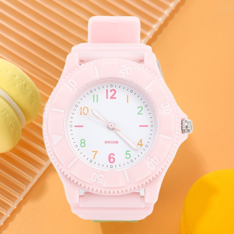 Kids Waterproof Watch Shockproof Fashion Adjustable Strap Kids Quartz Analog
