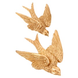 ORFOFE 2pcs Retro Swallow Wall Hanging Decor Unique Resin Home Ornament for Living Bedroom Office and Garden Craftsmanship for Indoor Outdoor Use