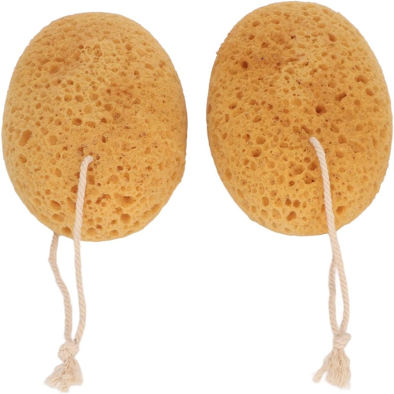 Esponja Exfoliante, 2 uds. Depurador Corporal Premium, Esponja de Baño
