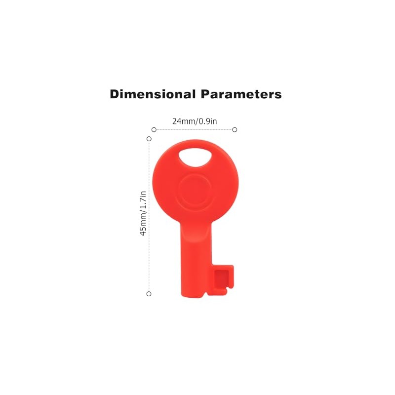 Fire Alarm Test Panel Key 2 Pack, Mellbree Replacement Key