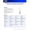 Feit Electric Candelabra LED Light Bulbs, Dimmable, 40W Equivalent, E12