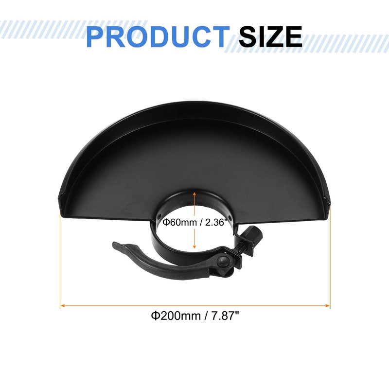uxcell Grinder Guard 7" 200mm Dia Metal Adjustable Angle Grinder