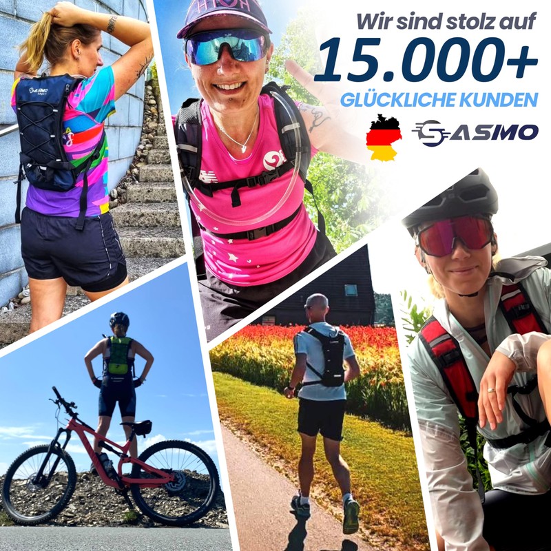 SASMO® Trinkblase 2l | mit isoliertem Trinkschlauch