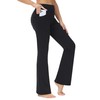 nuveti 27"/29"/31"/33"/35"/37'' High Waist Workout Bootleg Yoga Pants Tummy Control