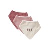 VERTBAUDET Pack of 3 Baby Bibs/Bandanas Pink