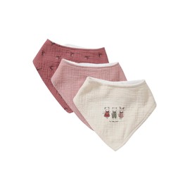 VERTBAUDET Pack of 3 Baby Bibs/Bandanas Pink