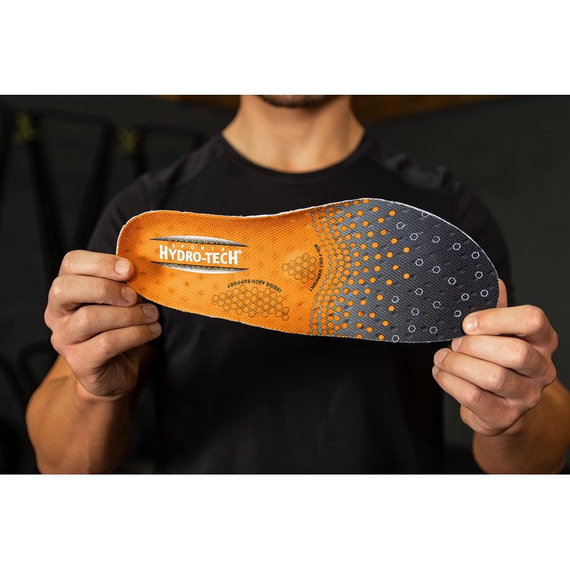 Pro11 Hydro-Tech Sports Orthotic Insoles with Dual layer Impact shell