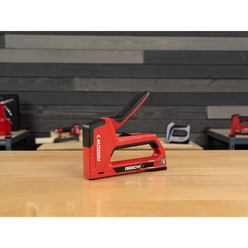 Arrow T501 5-in-1 Manual Staple and Nail Gun, Wire Stapler,