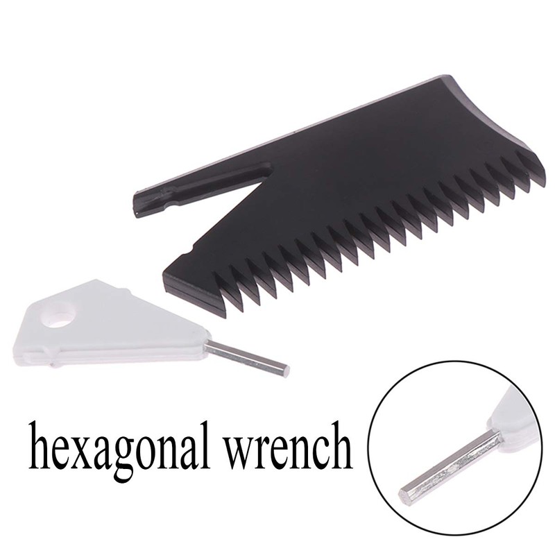 Pro Bamboo Kitchen Surfboard Wax Comb 81x40mm Non-Slip Wax Scraping