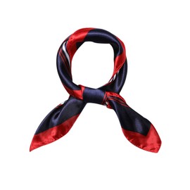 uxcell Women's Floral Leopard Polka Dots Striped Print Square Kerchief Neck Scarf Shawl 19.68 x 19.68inches Dark Blue