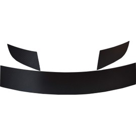 STARTSIDE Fit Hood Aero Wing Stick-on Carbon Tone Sticker 2014-2018 (Black Black Aero Wing)